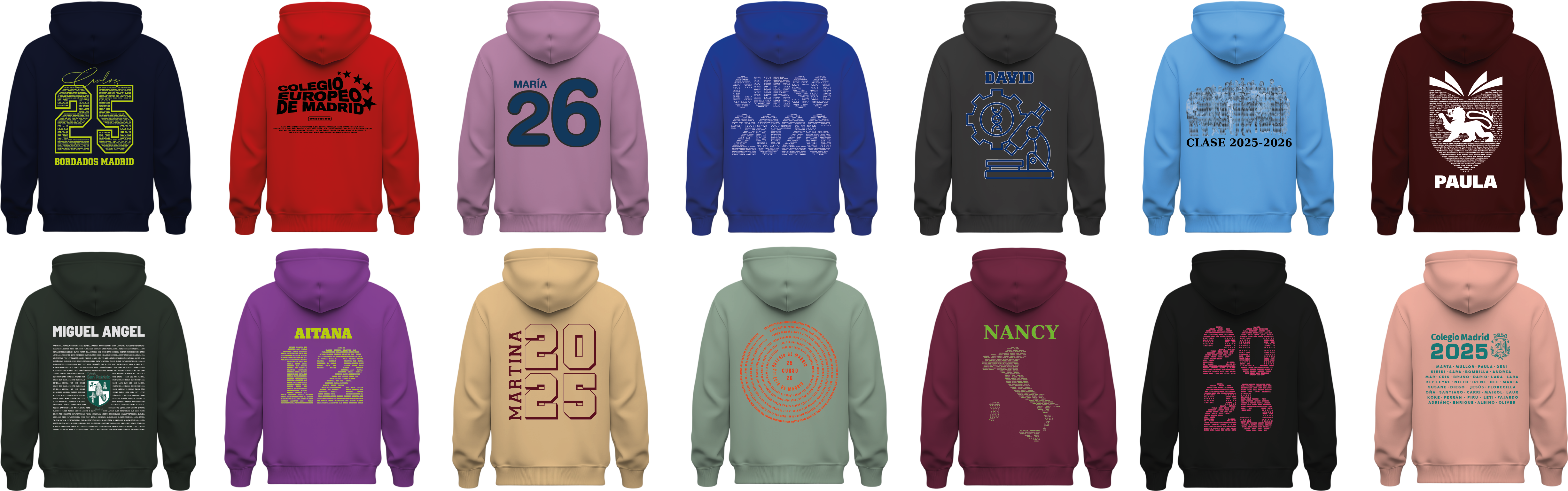 Texto: ¿Vuestro grupo está listo para dejar huella? Si aún no tenéis esa sudadera de grupo que os identifica y os une, es el momento perfecto.